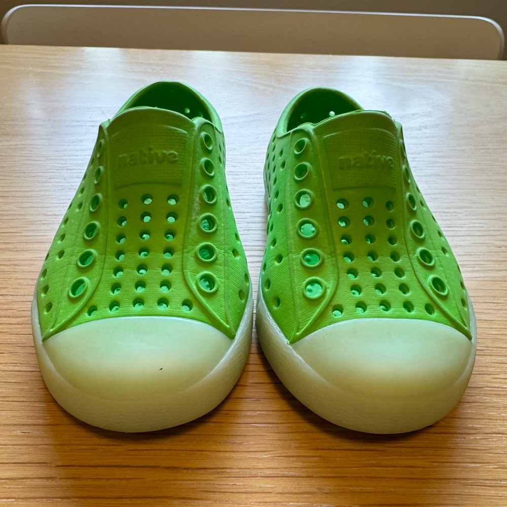 Native Jefferson Glow in Dark Slip-On Sneakers
